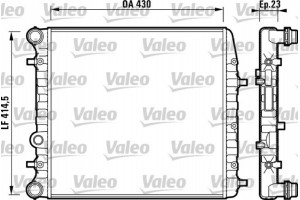 Valeo Ψυγείο, Ψύξη Κινητήρα - 732863