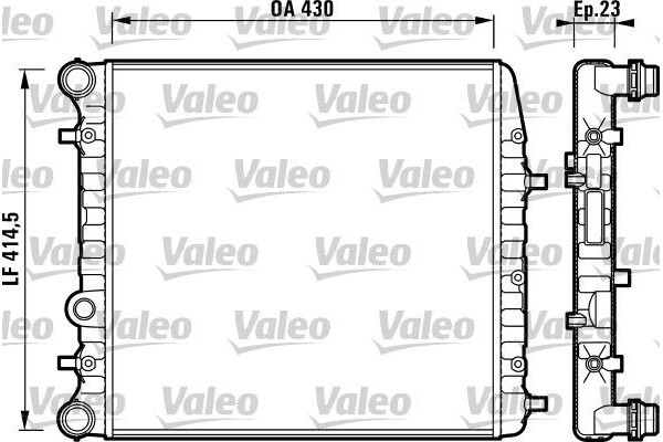 Valeo Ψυγείο, Ψύξη Κινητήρα - 732863