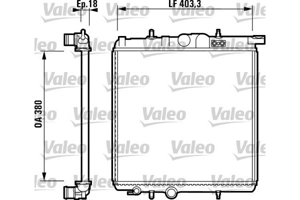 Valeo Ψυγείο, Ψύξη Κινητήρα - 732885