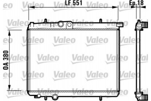 Valeo Ψυγείο, Ψύξη Κινητήρα - 732886