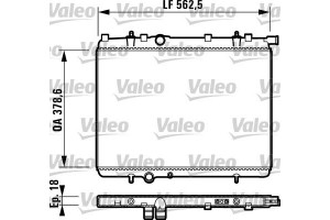 Valeo Ψυγείο, Ψύξη Κινητήρα - 732904