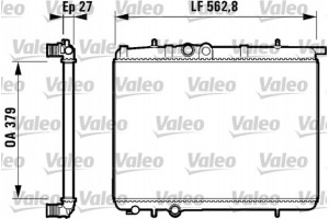 Valeo Ψυγείο, Ψύξη Κινητήρα - 732910