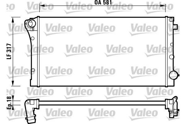 Valeo Ψυγείο, Ψύξη Κινητήρα - 732925