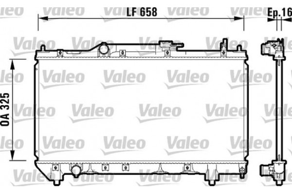 Valeo Ψυγείο, Ψύξη Κινητήρα - 732950