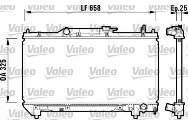 Valeo Ψυγείο, Ψύξη Κινητήρα - 732951