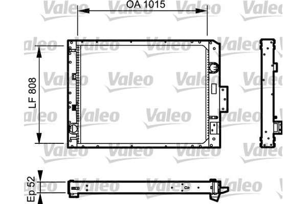 Valeo Ψυγείο, Ψύξη Κινητήρα - 733479