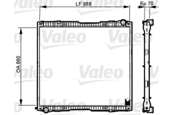 Valeo Ψυγείο, Ψύξη Κινητήρα - 733540