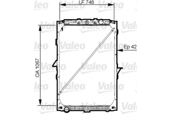 Valeo Ψυγείο, Ψύξη Κινητήρα - 733544