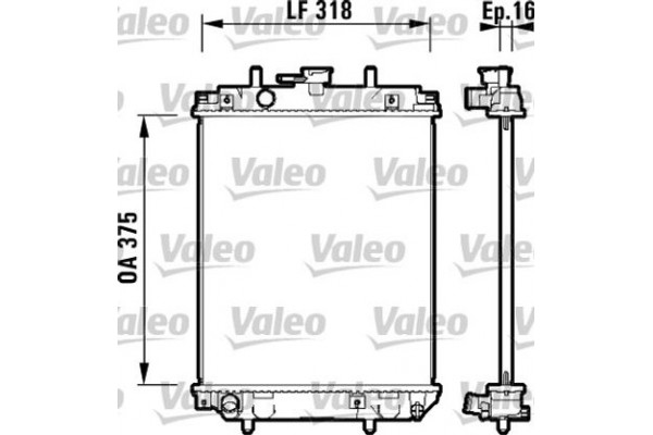 Valeo Ψυγείο, Ψύξη Κινητήρα - 734105