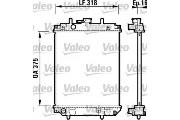 Valeo Ψυγείο, Ψύξη Κινητήρα - 734105