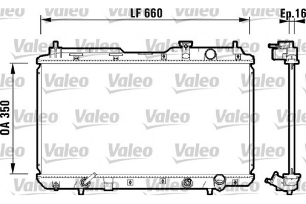 Valeo Ψυγείο, Ψύξη Κινητήρα - 734110