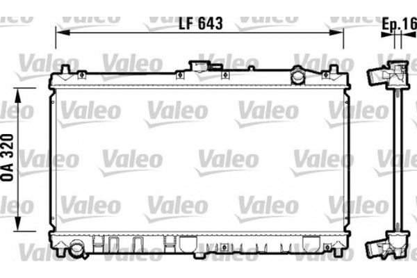 Valeo Ψυγείο, Ψύξη Κινητήρα - 734119