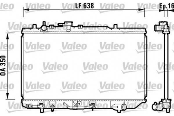 Valeo Ψυγείο, Ψύξη Κινητήρα - 734121