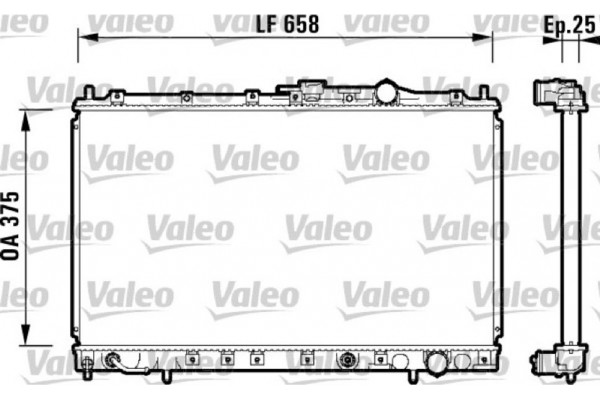 Valeo Ψυγείο, Ψύξη Κινητήρα - 734139