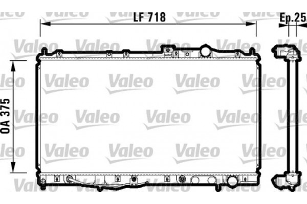 Valeo Ψυγείο, Ψύξη Κινητήρα - 734142