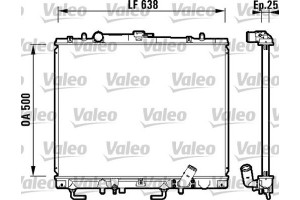 Valeo Ψυγείο, Ψύξη Κινητήρα - 734143