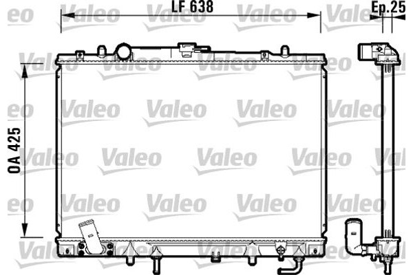 Valeo Ψυγείο, Ψύξη Κινητήρα - 734144