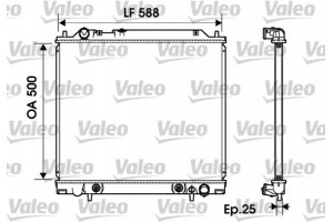 Valeo Ψυγείο, Ψύξη Κινητήρα - 734145
