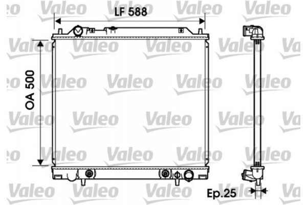 Valeo Ψυγείο, Ψύξη Κινητήρα - 734145