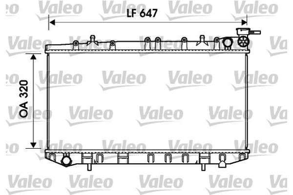 Valeo Ψυγείο, Ψύξη Κινητήρα - 734155