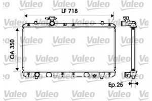 Valeo Ψυγείο, Ψύξη Κινητήρα - 734164