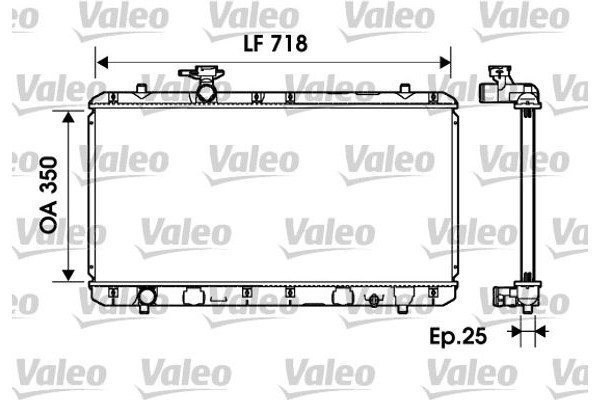 Valeo Ψυγείο, Ψύξη Κινητήρα - 734164