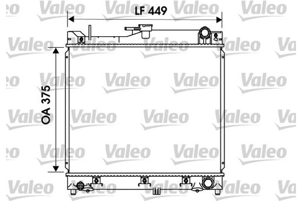 Valeo Ψυγείο, Ψύξη Κινητήρα - 734170