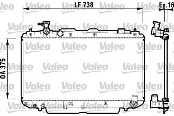 Valeo Ψυγείο, Ψύξη Κινητήρα - 734182