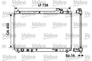 Valeo Ψυγείο, Ψύξη Κινητήρα - 734194