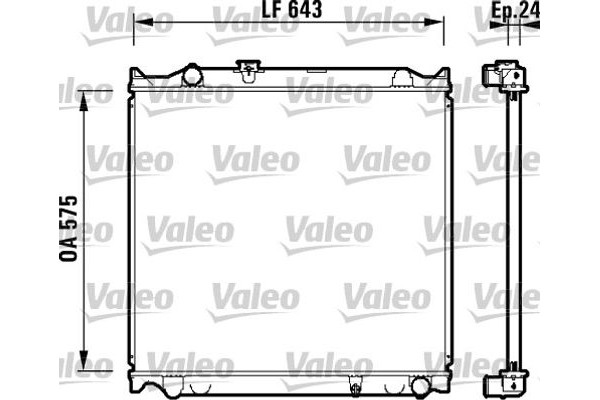 Valeo Ψυγείο, Ψύξη Κινητήρα - 734205