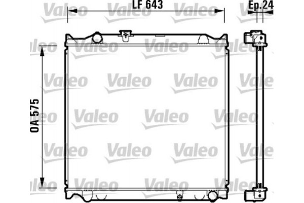 Valeo Ψυγείο, Ψύξη Κινητήρα - 734205