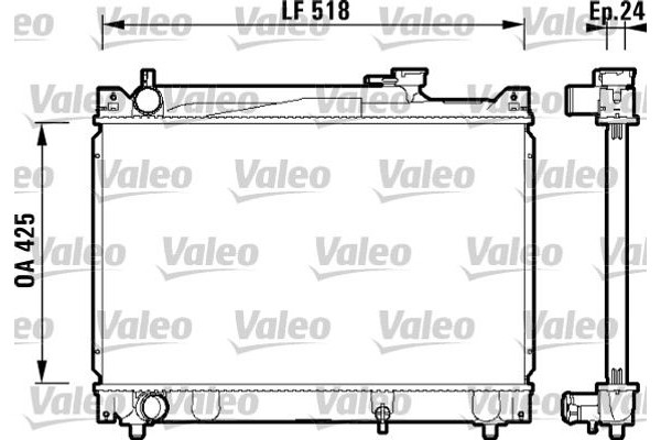 Valeo Ψυγείο, Ψύξη Κινητήρα - 734213