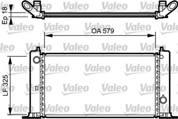 Valeo Ψυγείο, Ψύξη Κινητήρα - 734228