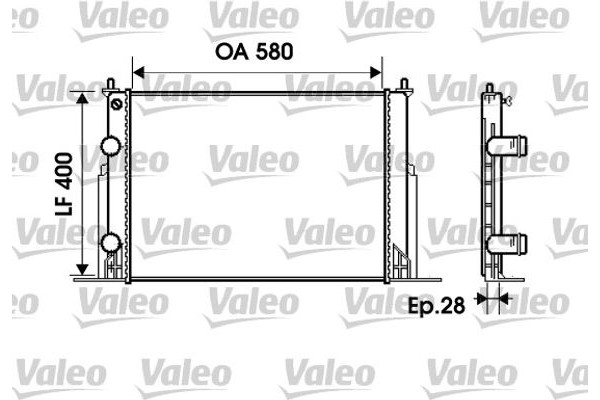 Valeo Ψυγείο, Ψύξη Κινητήρα - 734229