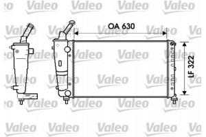 Valeo Ψυγείο, Ψύξη Κινητήρα - 734238