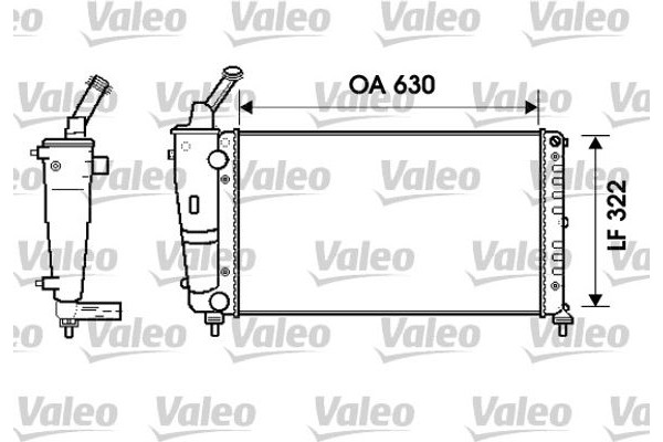 Valeo Ψυγείο, Ψύξη Κινητήρα - 734238