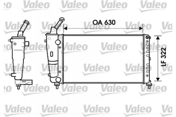 Valeo Ψυγείο, Ψύξη Κινητήρα - 734238