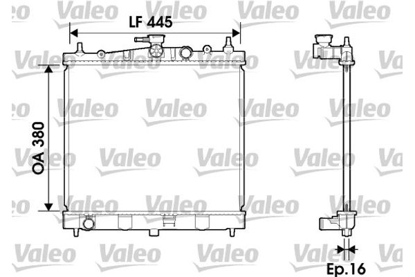 Valeo Ψυγείο, Ψύξη Κινητήρα - 734246