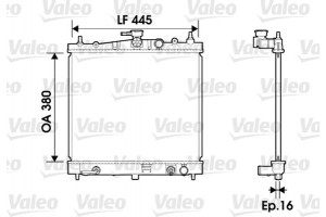 Valeo Ψυγείο, Ψύξη Κινητήρα - 734247