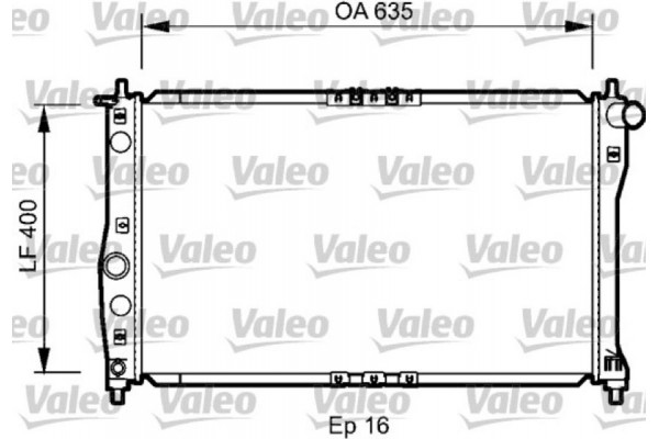 Valeo Ψυγείο, Ψύξη Κινητήρα - 734248