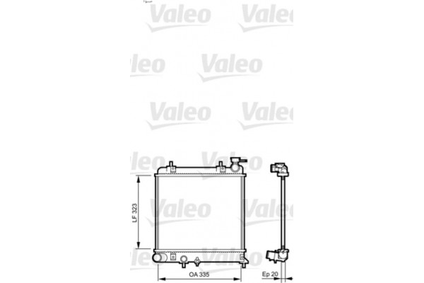 Valeo Ψυγείο, Ψύξη Κινητήρα - 734266