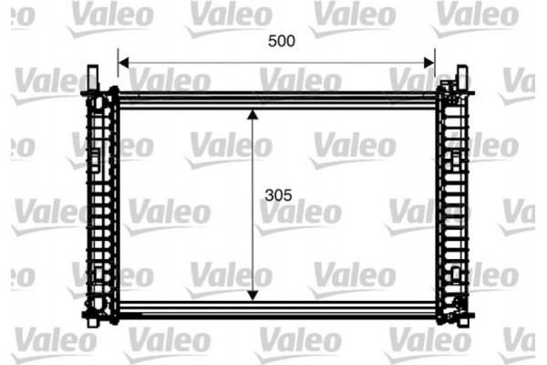 Valeo Ψυγείο, Ψύξη Κινητήρα - 734274