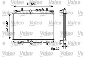 Valeo Ψυγείο, Ψύξη Κινητήρα - 734279