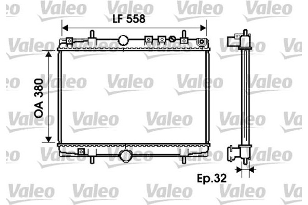 Valeo Ψυγείο, Ψύξη Κινητήρα - 734281