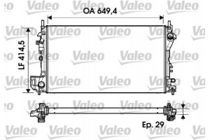 Valeo Ψυγείο, Ψύξη Κινητήρα - 734302