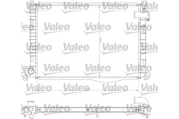 Valeo Ψυγείο, Ψύξη Κινητήρα - 734327