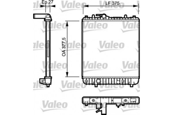 Valeo Ψυγείο, Ψύξη Κινητήρα - 734330