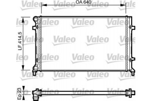 Valeo Ψυγείο, Ψύξη Κινητήρα - 734332