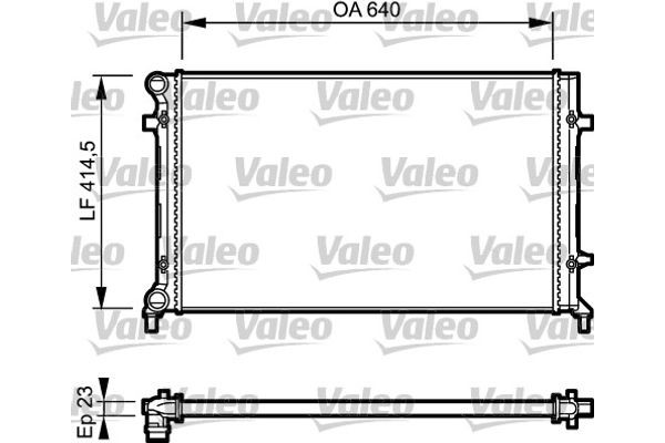 Valeo Ψυγείο, Ψύξη Κινητήρα - 734332