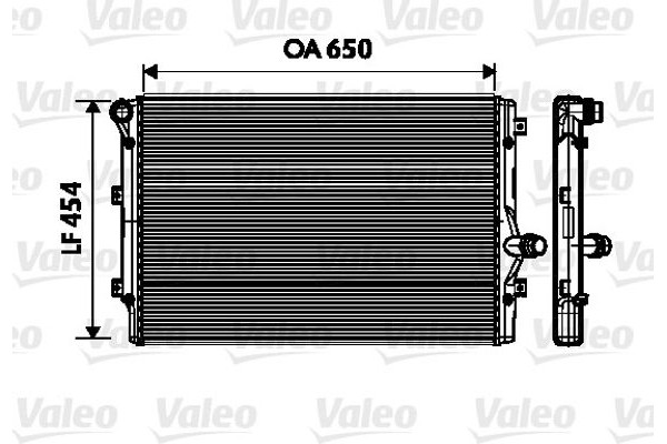 Valeo Ψυγείο, Ψύξη Κινητήρα - 734333